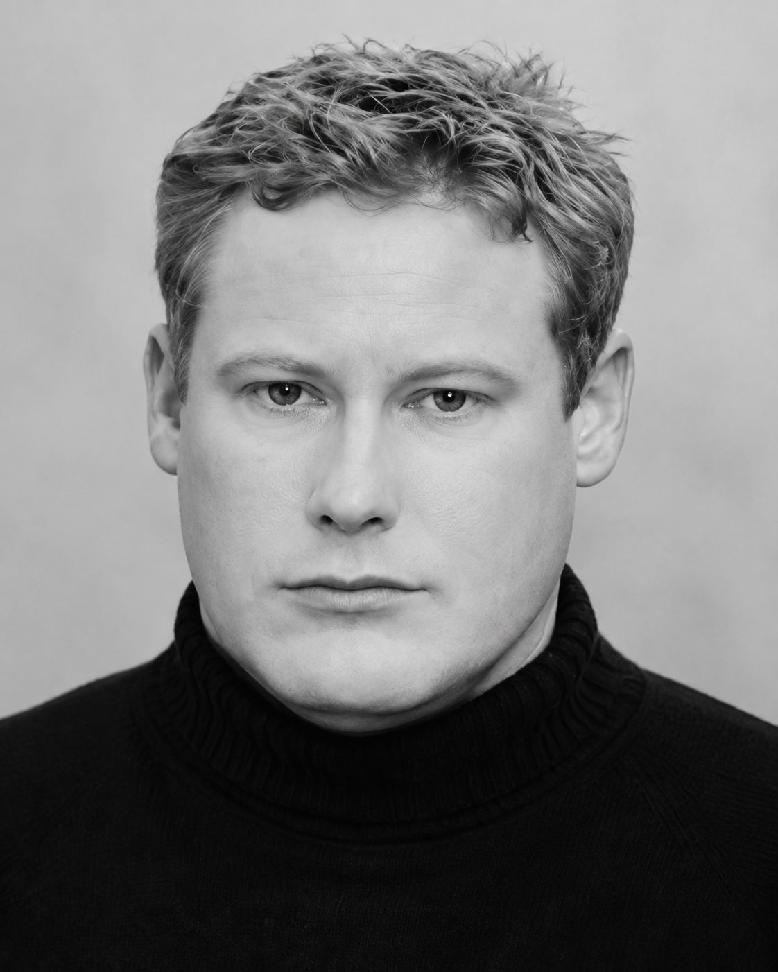 Early black and white headshot of Nickolas Harold Potter
